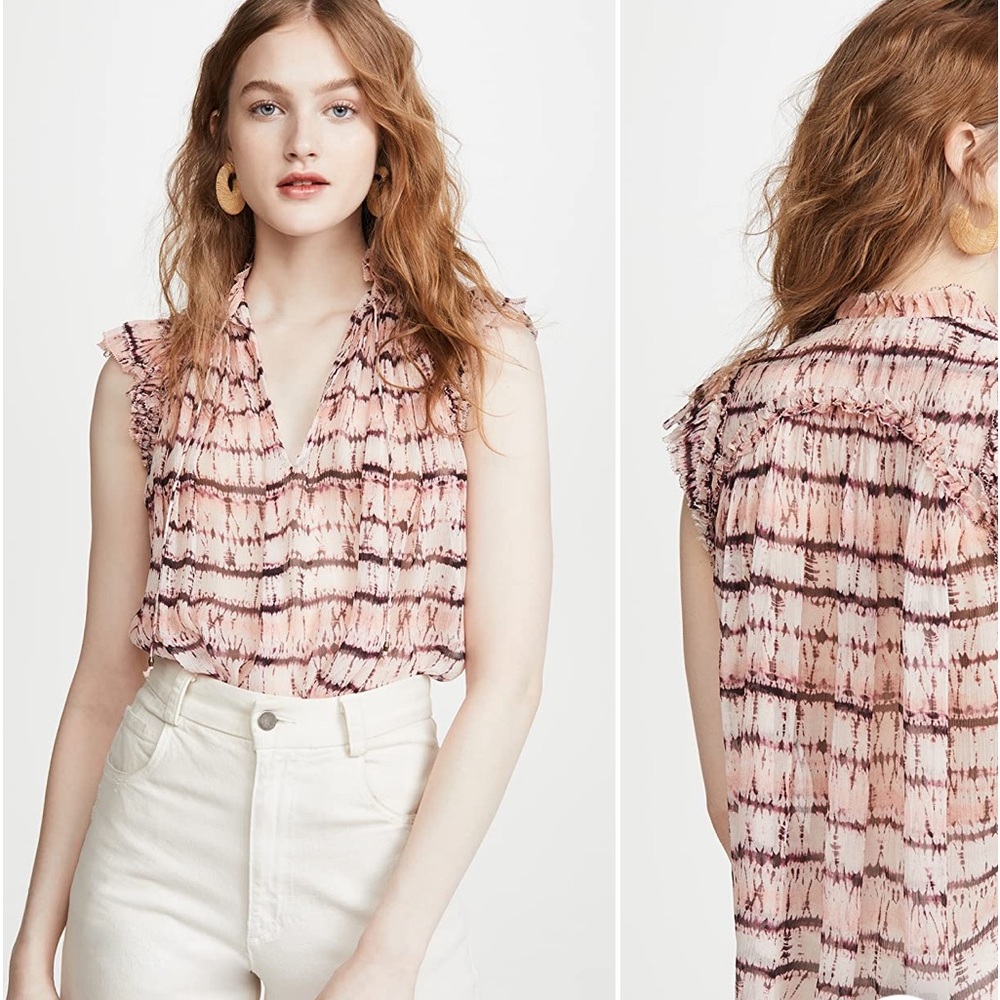 Ulla Johnson clea blouse ruffle sleeve 2
